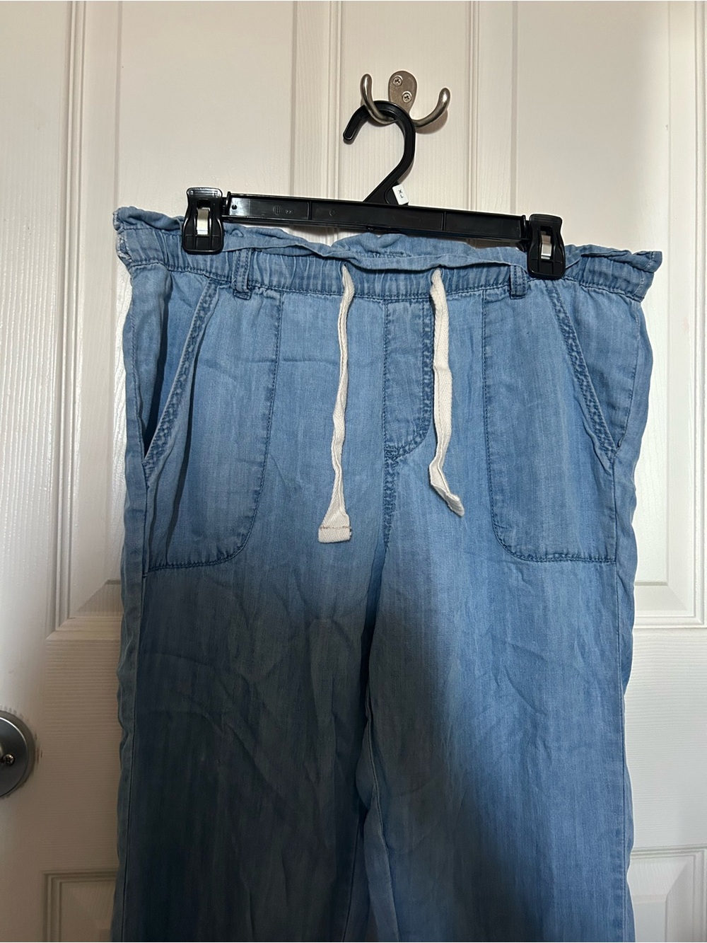 Harlow Drawstring Chambray Pants